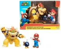 Super Mario Actionfigur Nintendo Super Mario Wave 1 Mario vs. Bowser Diorama...