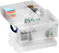 REALLYUSEFULBOX Aufbewahrungsbox 1 Aufbewahrungsbox mit 2 Eins&auml;tzen 21l -