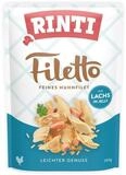 Rinti Filetto Jelly mit Huhn & Lachs 100 g - 24 St&uuml;ck, Nassfutter f&uuml;r: Hund