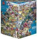HEYE Puzzle Go Camping! Puzzle 2000 Teile, 2000 Puzzleteile