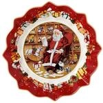Villeroy & Boch Schale Toy's Fantasy Schale gro&szlig; Santa liest Wunschzettel, Premium