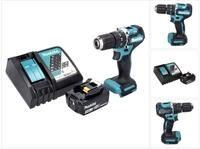 Makita Akku-Schlagbohrschrauber DHP 487 RF1 18 V 40 Nm Brushless + 1x Akku 3,0...