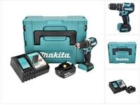 Makita Akku-Schlagbohrschrauber DHP 487 RG1J 18 V 40 Nm Brushless + 1x Akku 6,0...