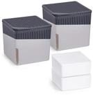 WENKO Luftentfeuchter Cube, f&uuml;r 80 m&sup3; R&auml;ume, 2 x 1000g