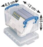 REALLYUSEFULBOX Aufbewahrungsbox, 0,3 Liter, verschlie&szlig;bar und stapelbar
