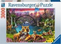 Ravensburger Puzzle Tiger in paradiesischer Lagune, 3000 Puzzleteile, Made in...