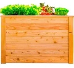 WESTMANN Hochbeet WMHL100, 330 l, BxTxH: 65x65x66 cm beige|braun