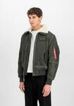 Bomberjacke ALPHA INDUSTRIES "B-15 III TT Two Tone", Herren, Gr. 3XL, schwarz