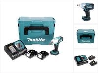Makita Akku-Schlagschrauber DTW 251 RAJ Akku Schlagschrauber 18 V 230 Nm 1/2" +...