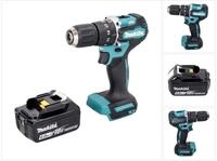 Makita Akku-Schlagbohrschrauber DHP 487 G1 18 V 40 Nm Brushless + 1x Akku 6,0...