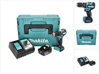 Makita Akku-Schlagbohrschrauber DHP 487 RT1J 18 V 40 Nm Brushless + 1x Akku 5,0...