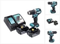 Makita Akku-Schrauber DDF 487 RG Akku Bohrschrauber 18 V 40 Nm Brushless + 2x...