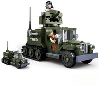 Sluban World War 2 Army Milit&auml;rfahrzeug M38-B0685 Konstruktions-Spielset