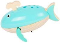 Small Foot Badespielzeug Wasserspielzeug Aufzieh-Wal (1-tlg), nachhaltige