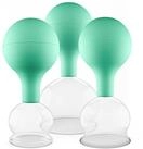 pulox Vakuum-Massager Schr&ouml;pfgl&auml;ser Set aus Echtglas 3 St&uuml;ck diverse Gr&ouml;&szlig;en