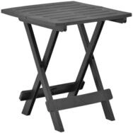 vidaXL Gartentisch Gartentisch Klappbar Anthrazit 45x43x50 cm Kunststoff (1-St)