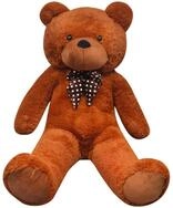 vidaXL Pl&uuml;schfigur, Weicher XXL-Pl&uuml;sch-Teddyb&auml;r Braun 135 cm