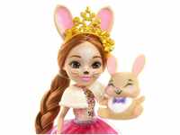 Mattel Royal Enchantimals Brystal Bunny Family Doll