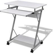 vidaXL Schreibtisch Computertisch Computerwagen PC Tisch B&uuml;rotisch Laptop auf Rollen