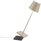 Zafferano LED Tischleuchte Poldina Pro - Kabellose, Dimmbare LED-Tischlampe aus
