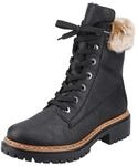 Winterboots RIEKER, Damen, Gr. 40, schwarz, Lederimitat, Schuhe Winterboots, mit