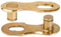 KMC Fahrradkette KMC Kettenschloss MissingLink 12 NR Ti-N 1/2 x 11/128 KMC gold