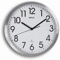 MAUL Uhr Wanduhr Maulmove 30cm aluminium