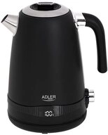 Adler Wasserkocher AD 1295b, 1,7 Liter, 2200 Watt, LCD-Anzeige, 7 Stufen