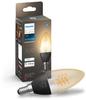 Philips LED-Leuchtmittel Philips Hue White E14 Kerze Einzelpack Filament, E14,
