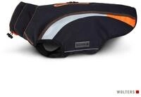 Wolters Hunderegenmantel Regenjacke Xtra Strong f&uuml;r Mops & Co. schwarz/neon orange