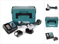 Makita Akku-Winkelschleifer DGA 517 RF1J Akku Winkelschleifer 18 V 125 mm...
