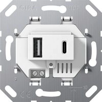 GIRA Klemmen Gira USB-Spannungsversorgung 2f 234900