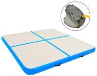vidaXL Gymnastikmatte Aufblasbare Gymnastikmatte mit Pumpe 200x200x15 cm PVC...