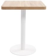 vidaXL Esstisch, Bistrotisch Hellbraun 60x60 cm MDF