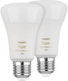 Philips Au&szlig;en-Wandleuchte Hue LED Lampe E27 2er Set 1100lm Ambiance