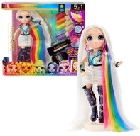 MGA ENTERTAINMENT Anziehpuppe Haarstudio Rainbow Surprise High mit Amaya Raine