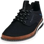 bugatti Schn&uuml;rschuh mit Lochmuster, Freizeitschuh, Halbschuh, Schn&uuml;rschuh