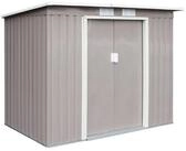 HATTORO Gartenhaus, BxT: 213,00x130,00 cm, Metall-Ger&auml;tehaus, Ger&auml;teschuppen,