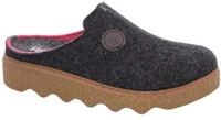 Pantoffel ROHDE "Foggia-D", Damen, Gr. 41, grau (dunkelgrau, meliert), Filz, Schuhe