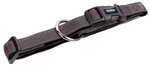 Nobby Hunde-Halsband Halsband Soft Grip dunkelgrau/schwarz