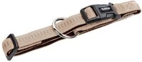 HURTTA Hunde-Halsband Halsband "Soft Grip", beige/chocolate, XS-S