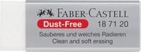 Faber-Castell Radiergummi Dust-free Radierer Kunststoff wei&szlig;