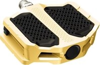 Shimano Plattformpedale SHIMANO Pedal PD-EF205 Gold Flat Pedal - f&uuml;r City und