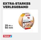 tesa Doppelklebeband EXTRA STRONG Verlegeband (Packung, 1-St) doppelseitiges