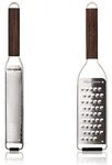 Microplane K&uuml;chenreibe Reiben Geschenkset Walnussgriff, (2-St)