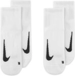 Nike Laufsocken U NK MLTPLIER ANKLE 2PR - 144 WHITE/BLACK