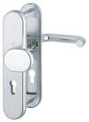HOPPE Dr&uuml;ckergarnitur Hoppe Schutzgarnitur Paris 86G/3331/3310/138L Alu.F1 72mm
