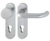 HOPPE Zubeh&ouml;r-Set Hoppe Kurzschildgarnitur Paris E58/353K/138Z VA F69 PZ...