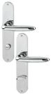 HOPPE Zubeh&ouml;r-Set Hoppe Langschildgarnitur Verona M151/302 MS F49-R Bad SK/OL...