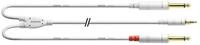 Cordial Audio-Kabel, CFY 3 WPP-SNOW Y-Adapterkabel 3 m - Insertkabel